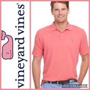 🐳Vineyard Vines Classic Fit Polo {Jetty Red} S